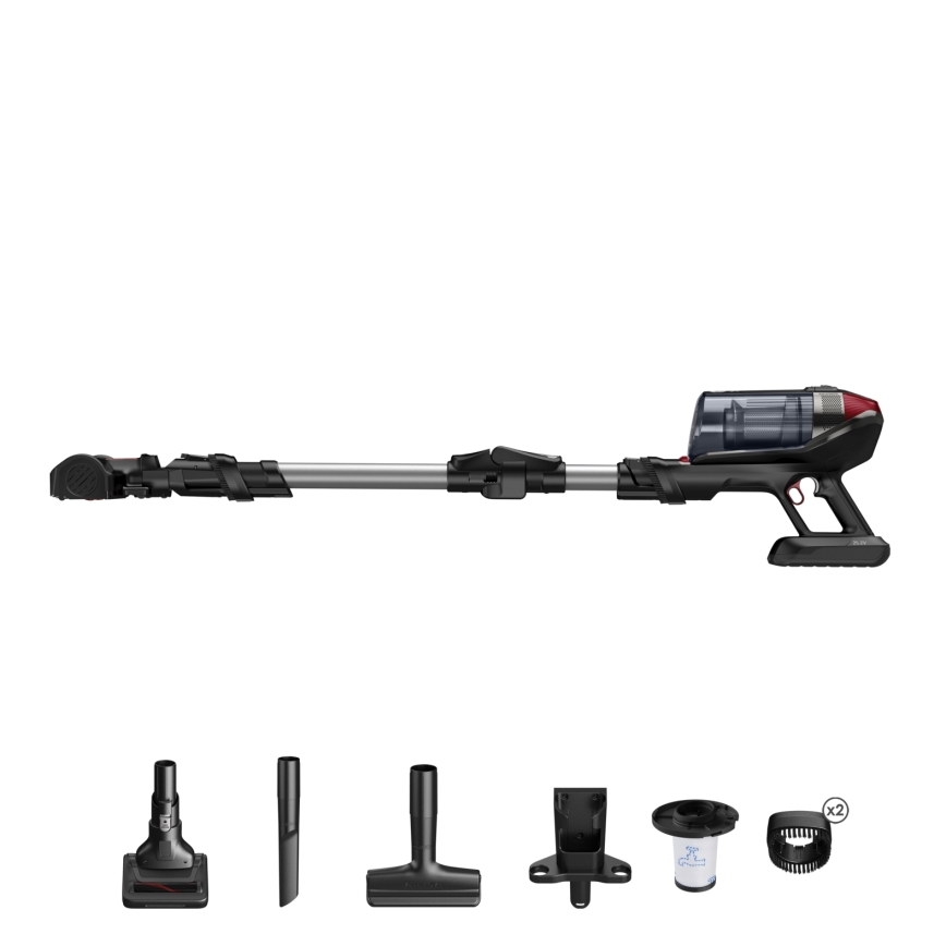 Rowenta - Σκούπα stick 2-σε-1 X-FORCE FLEX ANIMAL CARE 320W/25,2V μαύρη 2000 mAh