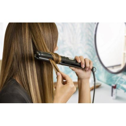 Rowenta - Σίδερο μαλλιών EXPRESS STYLE μαύρο