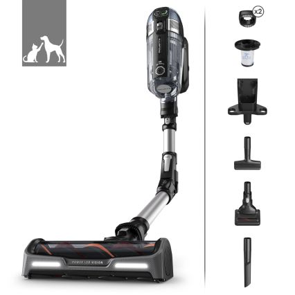 Rowenta - Ραβδοσκούπα 3 σε 1 X-FORCE ANIMAL AUTO 480W/32,4V μαύρη 2000 mAh