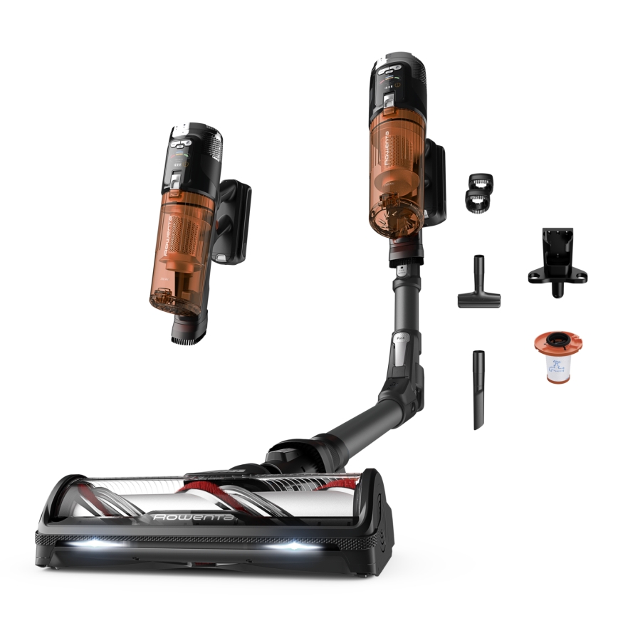 Rowenta - Ραβδοσκούπα 2-σε-1 X-FORCE FLEX 380W/25,2V μαύρη 2000 mAh
