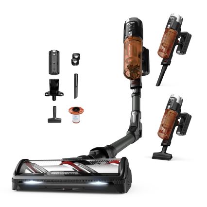 Rowenta - Ραβδοσκούπα 2-σε-1 X-FORCE FLEX 380W/25,2V μαύρη 2000 mAh