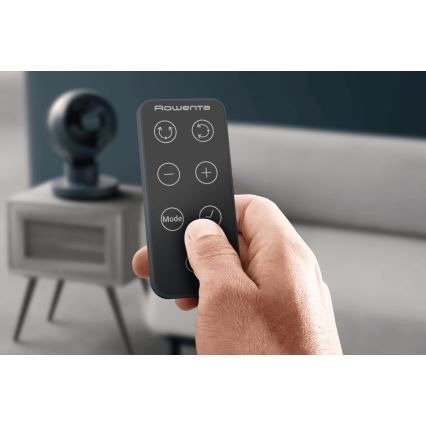 Rowenta - Επιτραπέζιος ανεμιστήρας TURBO SWIFT COMPACT 230V μπλε + τηλεχειριστήριο