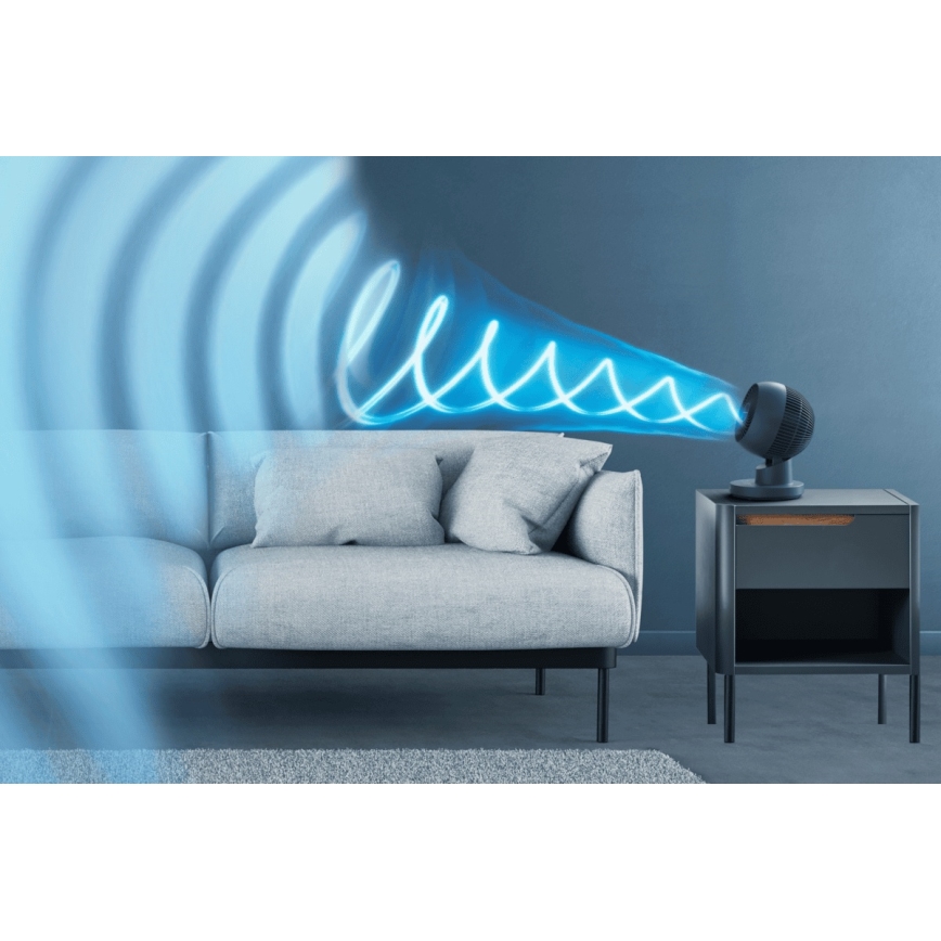 Rowenta - Επιτραπέζιος ανεμιστήρας TURBO SWIFT COMPACT 230V μπλε + τηλεχειριστήριο