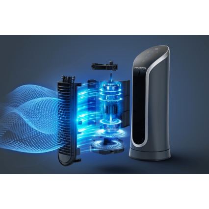 Rowenta - Ανεμιστήρας Ορθοστάτης EOLE COMPACT 30W/230V μαύρο