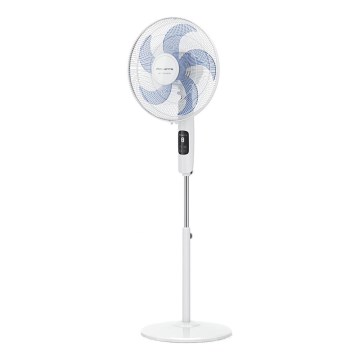 Rowenta - Επιδαπέδιος ανεμιστήρας TURBO SILENCE 55W/230V 147 εκ. λευκός με τηλεχειριστήριο