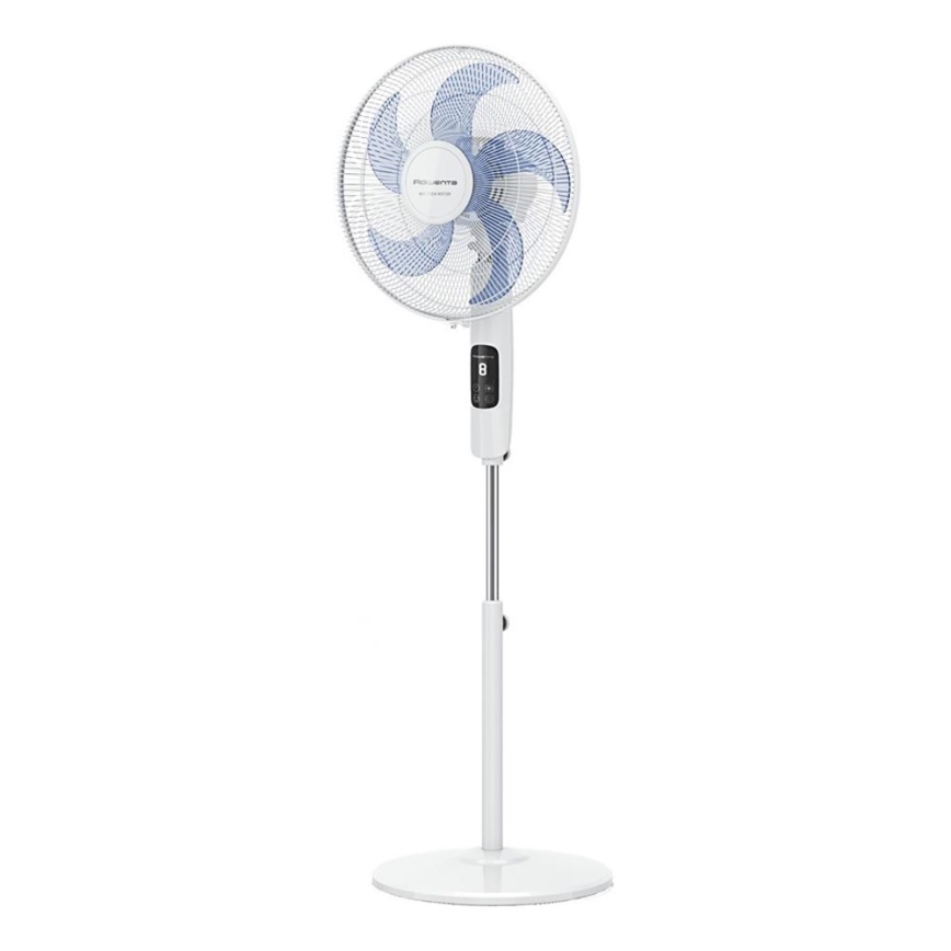 Rowenta - Επιδαπέδιος ανεμιστήρας TURBO SILENCE 55W/230V 147 εκ. λευκός με τηλεχειριστήριο