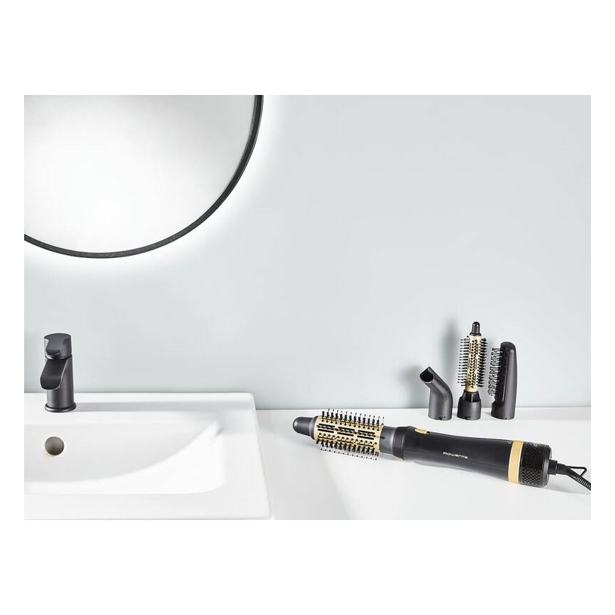 Rowenta - Ηλεκτρική βούρτσα EXPRESS STYLE 800W/230V μαύρο/χρυσό