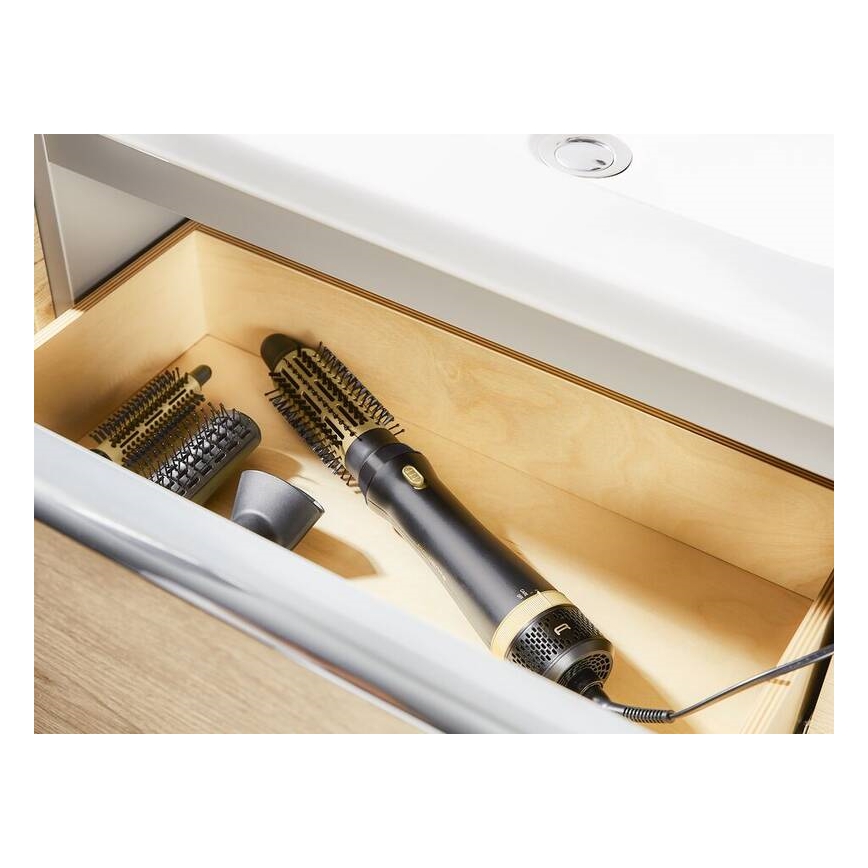 Rowenta - Ηλεκτρική βούρτσα EXPRESS STYLE 800W/230V μαύρο/χρυσό