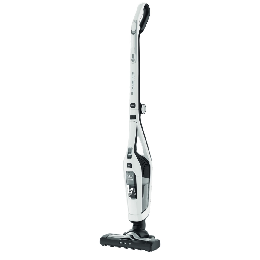 Rowenta - Ηλεκτρική σκούπα Stick DUAL FORCE 2IN1 100W/18V 2500 mAh λευκό