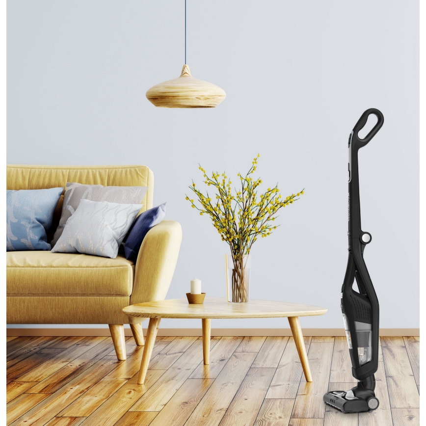 Rowenta - Ηλεκτρική σκούπα Stick DUAL FORCE 2IN1 100W/18V 2500 mAh μαύρο