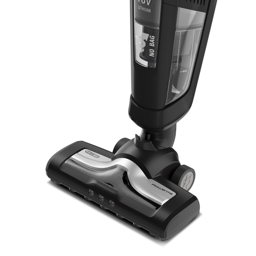 Rowenta - Ηλεκτρική σκούπα Stick DUAL FORCE 2IN1 100W/18V 2500 mAh μαύρο