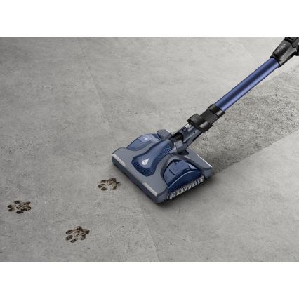 Rowenta - Ηλεκτρική σκούπα Stick με σφουγγάρισμα X-FORCE FLEX ANIMAL AQUA AUTO 3σε1 480W/32,4V 2500 mAh μπλε