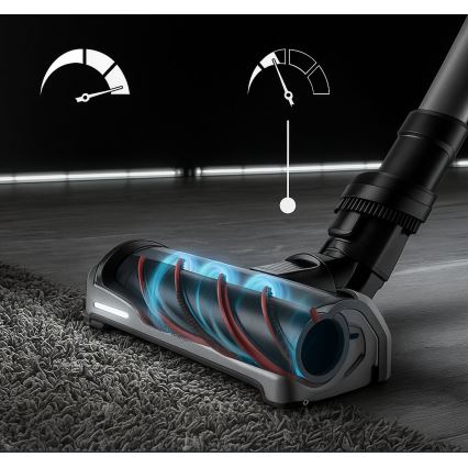 Rowenta - Ηλεκτρική σκούπα Stick με σφουγγάρισμα X-FORCE FLEX ANIMAL AQUA AUTO 3σε1 480W/32,4V 2500 mAh μπλε