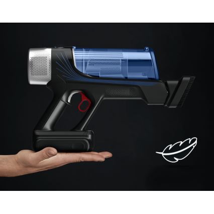 Rowenta - Ηλεκτρική σκούπα Stick με σφουγγάρισμα X-FORCE FLEX ANIMAL AQUA AUTO 4σε1 250W/25,2V 2500 mAh μαύρο/μπλε