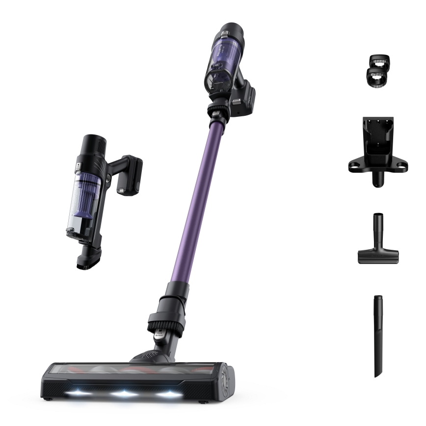 Rowenta - Ηλεκτρική σκούπα Stick X-PERT 2σε1 140W/18V 2500 mAh μωβ