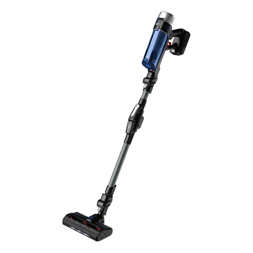 Rowenta - Ηλεκτρική σκούπα Stick με σφουγγάρισμα X-FORCE FLEX ANIMAL AQUA AUTO 4σε1 250W/25,2V 2500 mAh μαύρο/μπλε