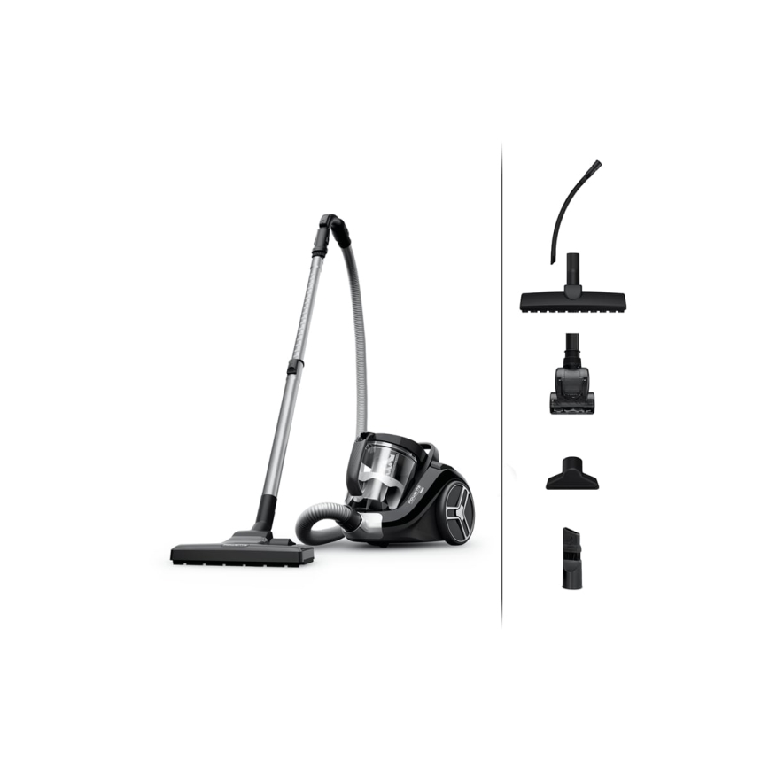 Rowenta - Ηλεκτρική Σκούπα με κάδο COMPACT POWER XXL 2,5l 900W/230V μαύρο