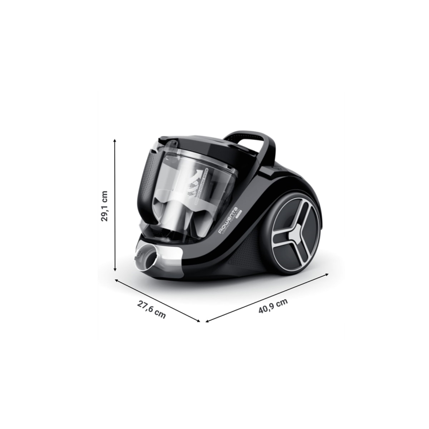 Rowenta - Ηλεκτρική Σκούπα με κάδο COMPACT POWER XXL 2,5l 900W/230V μαύρο
