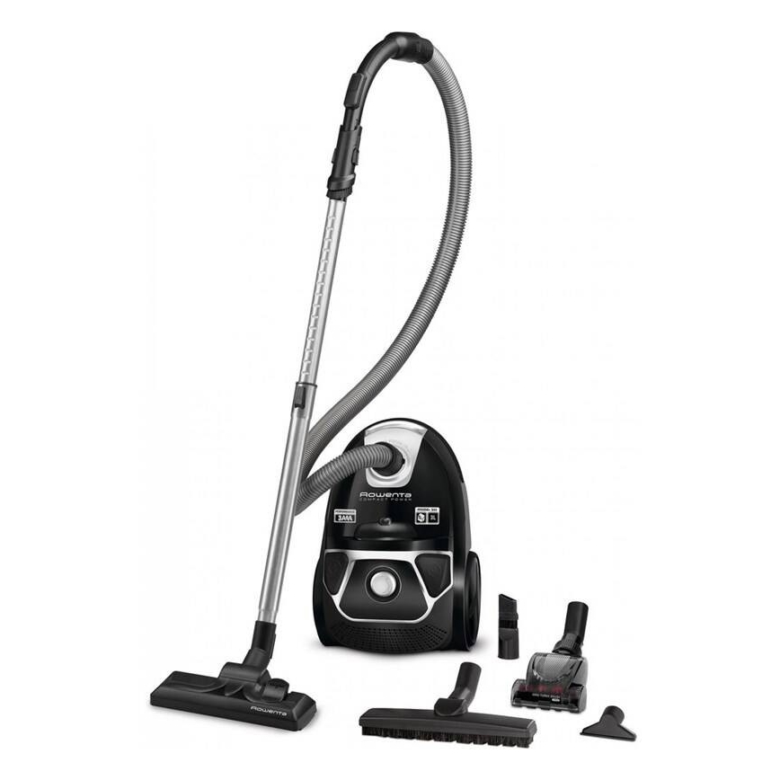 Rowenta - Ηλεκτρική Σκούπα με σακούλαr COMPACT POWER ANIMAL CARE 3l 750W/230V μαύρο