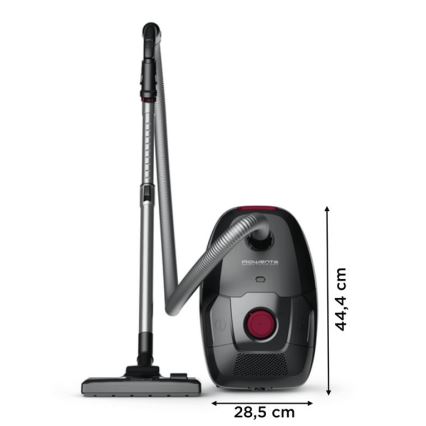 Rowenta - Ηλεκτρική σκούπα με σακούλα ΠΡΑΣΙΝΟ FORCE MAX ECO TOTAL CLASSIC 900W/230V μαύρο