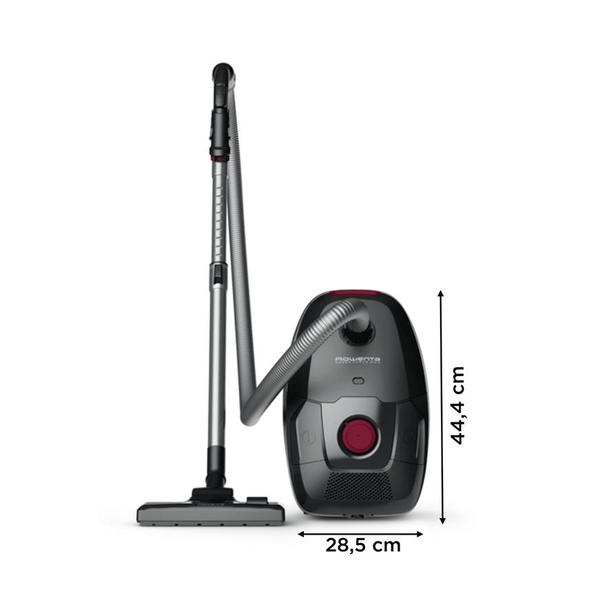 Rowenta - Ηλεκτρική σκούπα με σακούλα ΠΡΑΣΙΝΟ FORCE MAX ECO TOTAL CLASSIC 900W/230V μαύρο