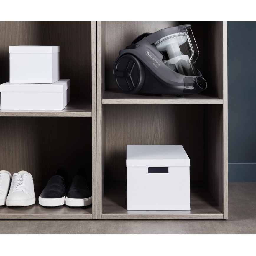 Rowenta - Ηλεκτρική σκούπα χωρίς σακούλα COMPACT POWER 1,5l 750W/230V γκρι