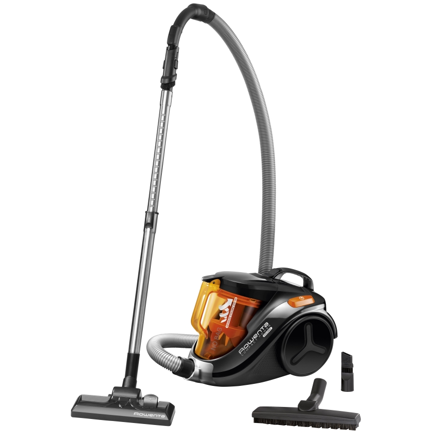 Rowenta - Ηλεκτρική σκούπα χωρίς σακούλα COMPACT POWER 1,5l 750W/230V μαύρο/πορτοκαλί