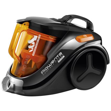 Rowenta - Ηλεκτρική σκούπα χωρίς σακούλα COMPACT POWER 1,5l 750W/230V μαύρο/πορτοκαλί