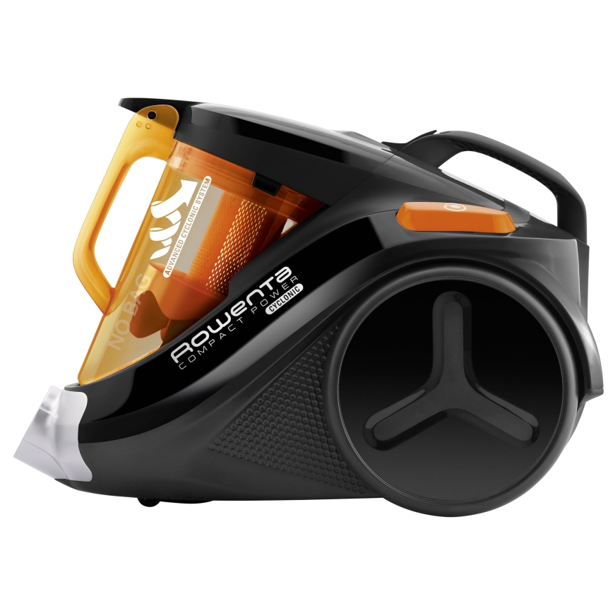 Rowenta - Ηλεκτρική σκούπα χωρίς σακούλα COMPACT POWER 1,5l 750W/230V μαύρο/πορτοκαλί