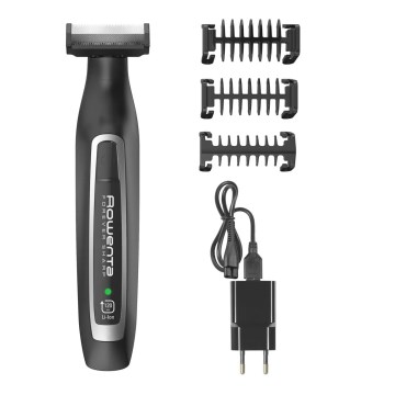 Rowenta - Κουρευτική μηχανή FOREVER SHARP 3 σε 1 μαύρη 650 mAh