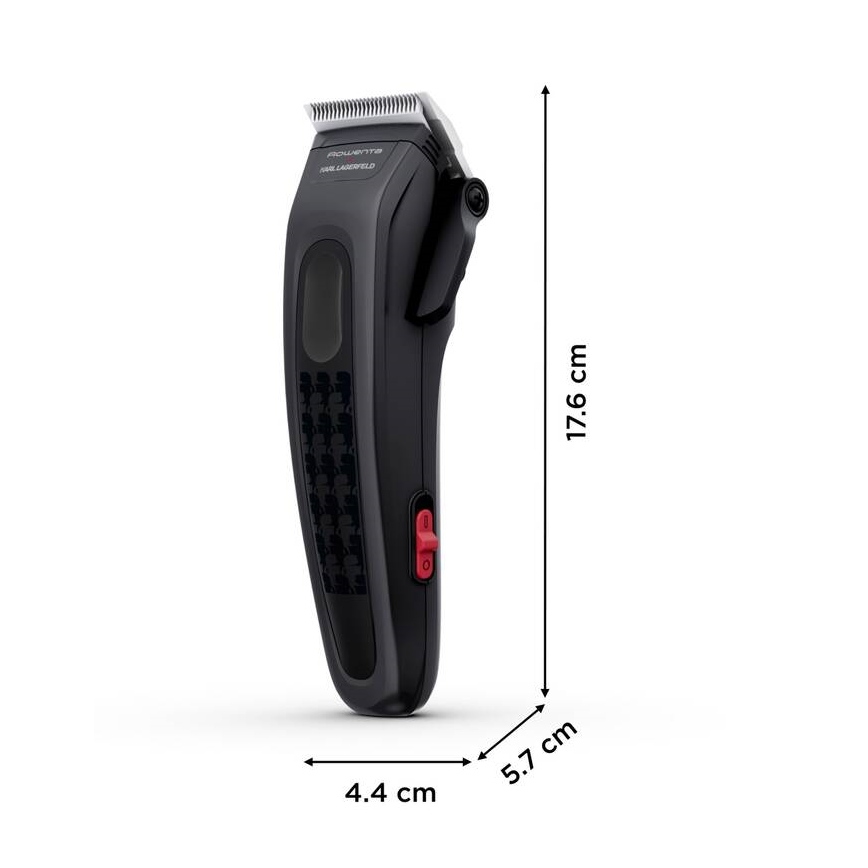 Rowenta - Κουρευτική μηχανή PERFECT LINE 200 mAh μαύρο