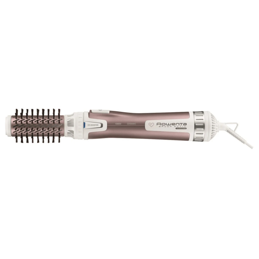 Rowenta - Περιστρεφόμενη βούρτσα μαλλιών PREMIUM CARE 1000W/230V ροζ/λευκό