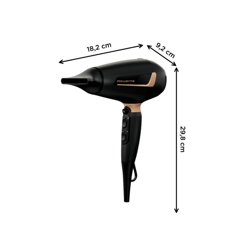 Rowenta - Πιστολάκι μαλλιών PRO EXPERT 2200W/230V μαύρο
