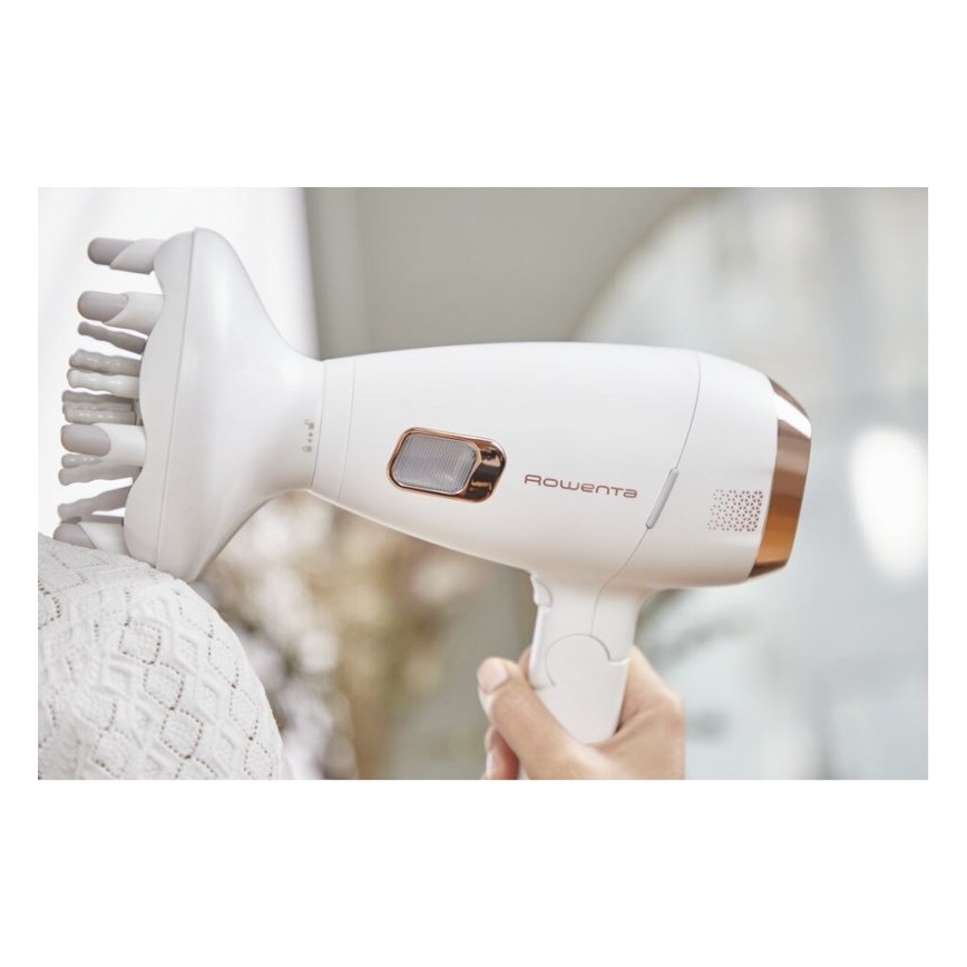 Rowenta - Πιστολάκι μαλλιών ULTIMATE EXPERIENCE 2200W/230V λευκό