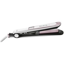 Rowenta - Πρέσα μαλλιών με οθόνη LCD PREMIUM CARE 32W/230V ροζ/λευκό