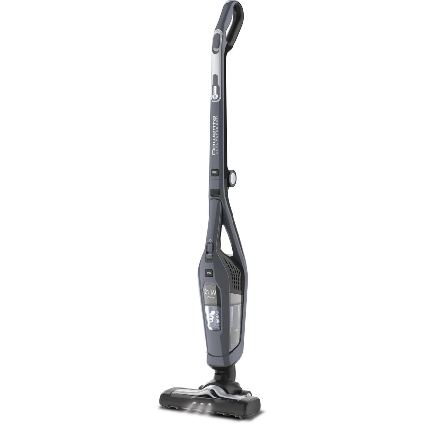 Rowenta -  Σκούπα Stick DUAL FORCE 2ΣΕ1 180W/21,6V γκρι