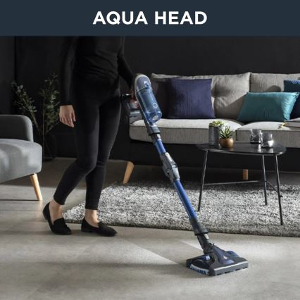 Rowenta - Σκούπα Stick  X-FORCE FLEX 8,60 ANIMAL AQUA 4IN1 185W/22V μπλε