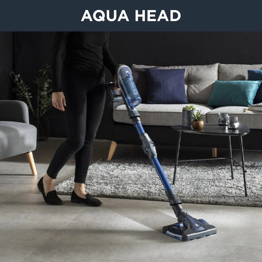 Rowenta - Σκούπα Stick  X-FORCE FLEX 8,60 ANIMAL AQUA 4IN1 185W/22V μπλε