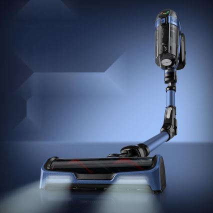 Rowenta - Σκούπα ράβδου με σφουγγαρίστρα X-FORCE FLEX ANIMAL AQUA AUTO 3 σε 1 480W/32,4V 2500 mAh μπλε