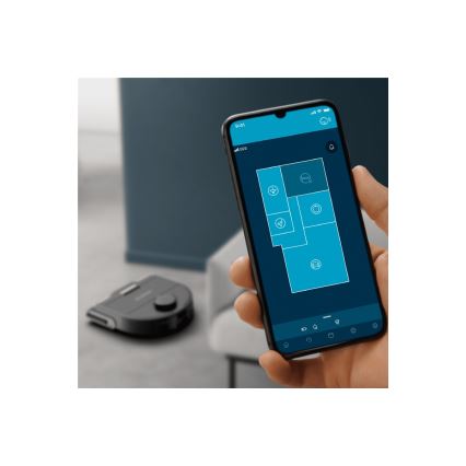 Rowenta - Σκούπα ρομπότ με σφουγγάρισμα X-PLORER S240+ AI Animal & Allergy Wi-Fi 5200 mAh