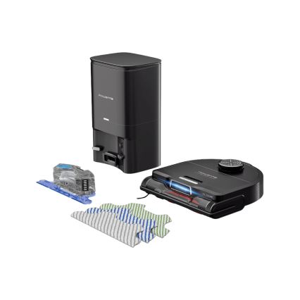 Rowenta - Σκούπα ρομπότ με σφουγγάρισμα X-PLORER S240+ AI Animal & Allergy Wi-Fi 5200 mAh