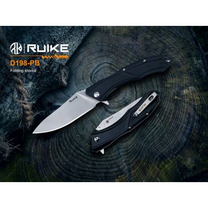 Ruike RUD198PB - Πτυσσόμενο μαχαίρι τσέπης 23,1 cm μαύρο