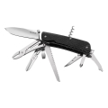Ruike RULD51 - Πολυλειτουργικός σουγιάς τσέπης TREKKER 11,4 cm/17 λειτουργίες μαύρο