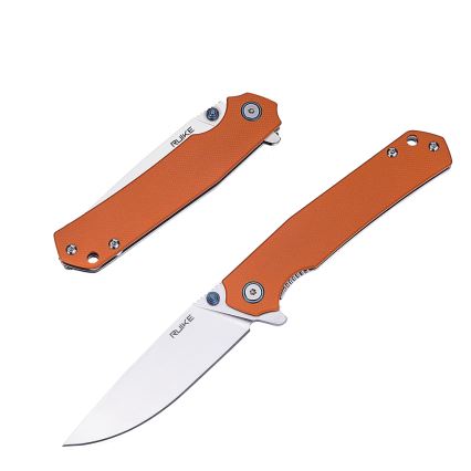 Ruike RUP801J - Πτυσσόμενο μαχαίρι τσέπης 20 cm πορτοκαλί