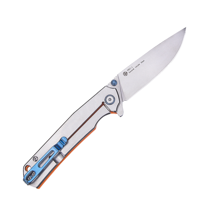 Ruike RUP801SF - Πτυσσόμενο μαχαίρι τσέπης 20 cm ασημί