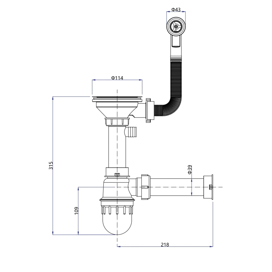 Samona - Νεροχύτης κουζίνας SAMONA 77x44 cm γρανιτένιος/γκρι
