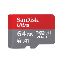Sandisk - Κάρτα μνήμης MicroSDXC 64GB UHS-I U1 A1 80MB/s