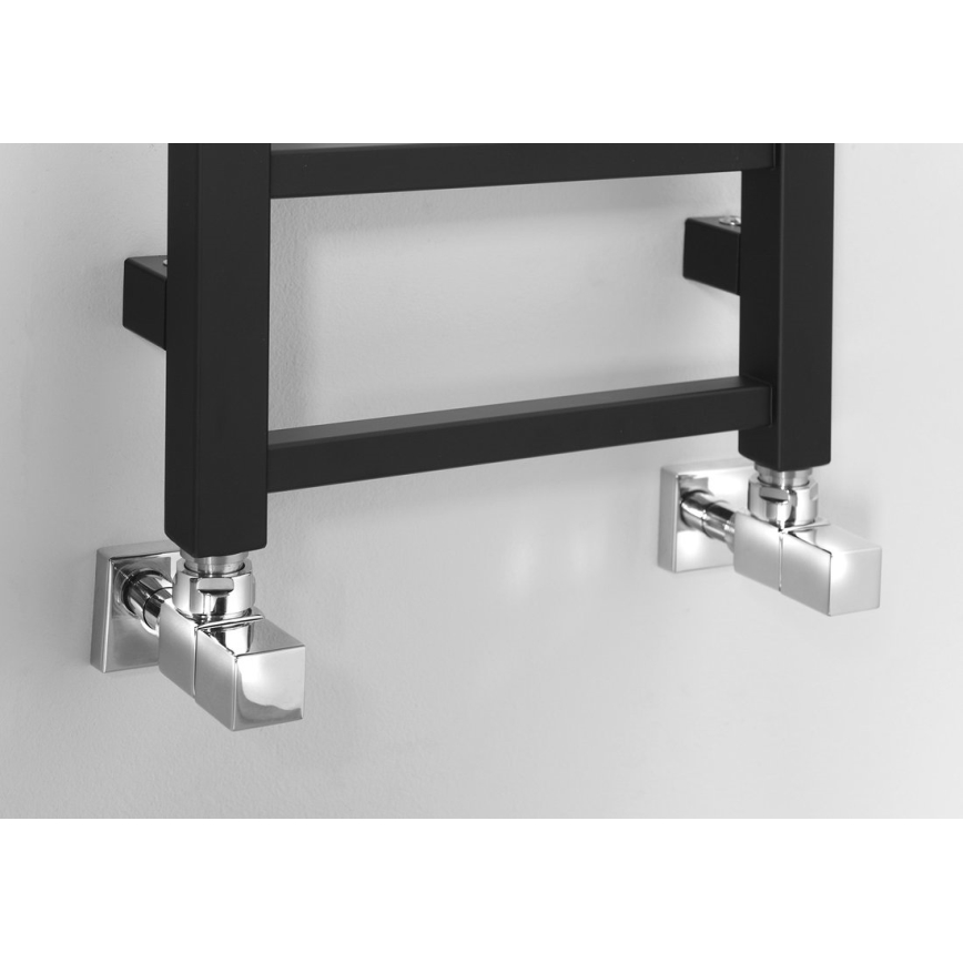 Sapho - Καλοριφέρ μπάνιου METRO LIGHT 211W 30x114 cm ματ μαύρο