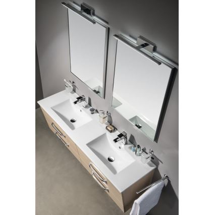 Sapho - Καθρέφτης AROWANA 60x80 cm σε γυαλισμένο χρώμιο