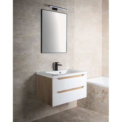 Sapho - Καθρέφτης σε πλαίσιο AROWANA 50x80 ματ μαύρο